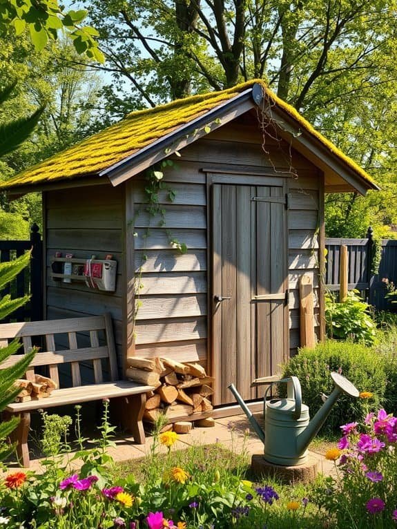 charming outdoor storage space