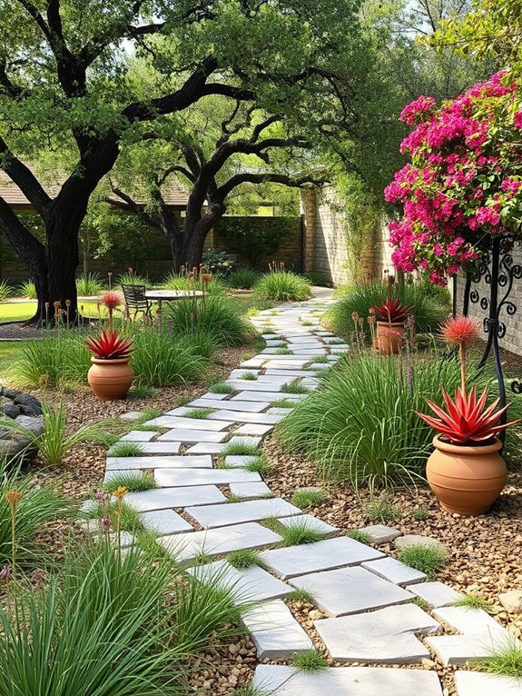 charming outdoor walkway designs