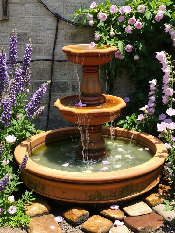 charming outdoor water features