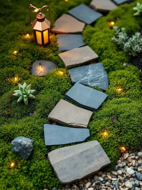 charming tiny garden walkways