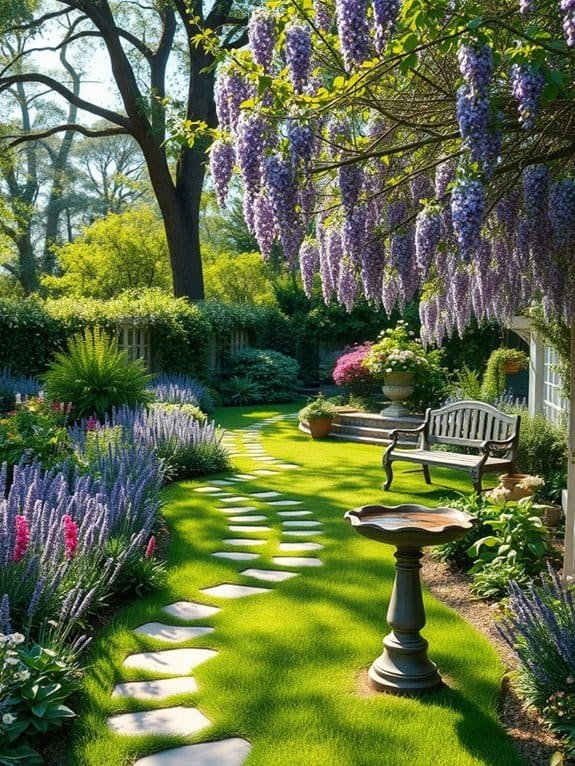 charming winding garden trails