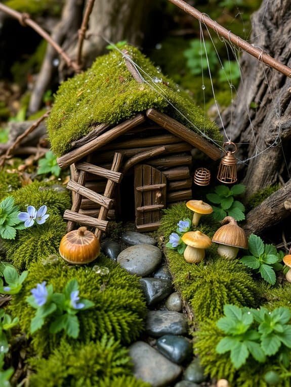 charming woodland miniature paradise