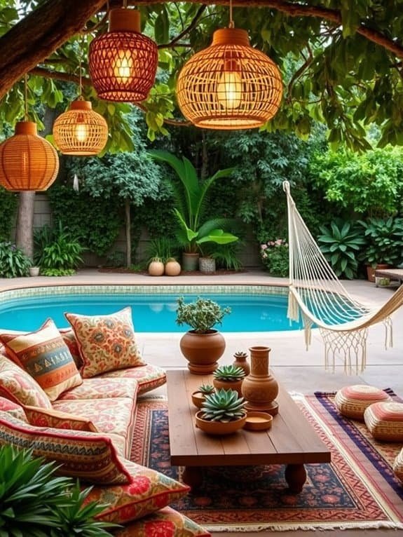 chic eclectic relaxation spaces