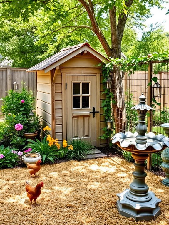 chic poultry enclosure design