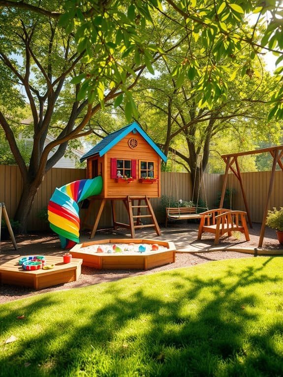 children s outdoor recreational zone