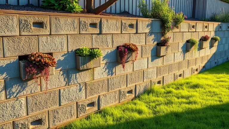 cinder block wall stability