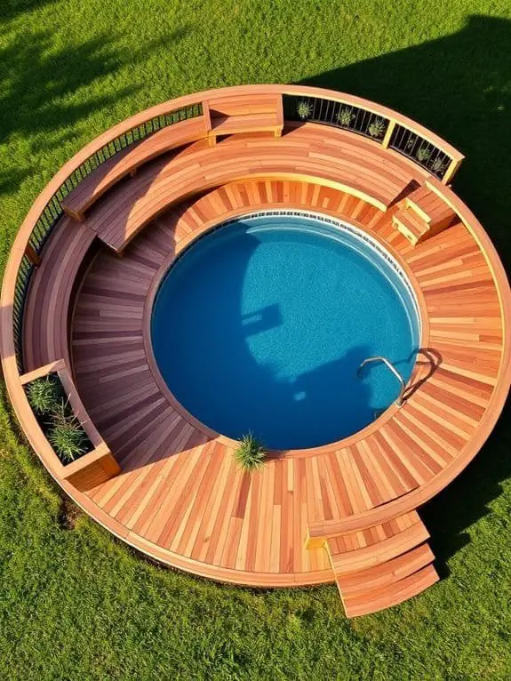 circular deck design concept