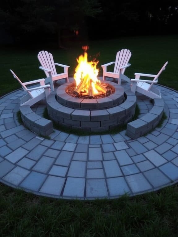 circular fire pit designs