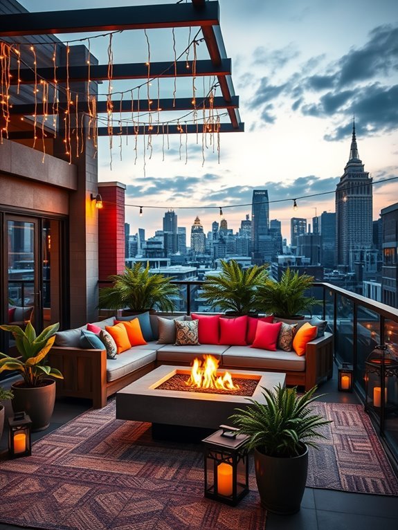 city skyline relaxation spot