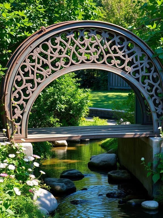 classic metal arch structures