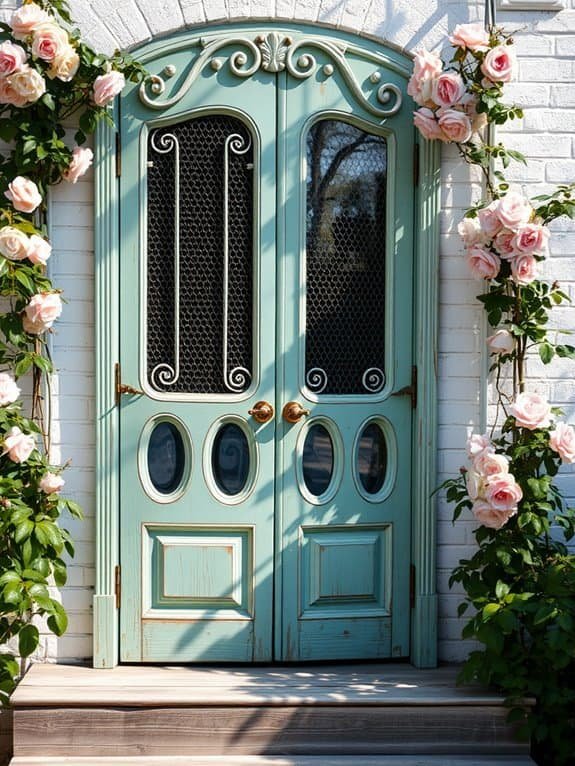 classic rustic entrance barrier