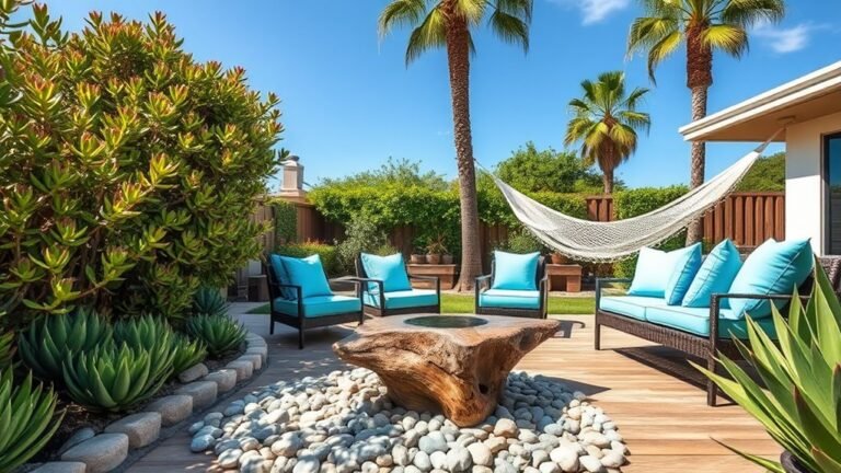 coastal inspired backyard designs