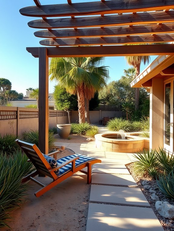 coastal themed outdoor design