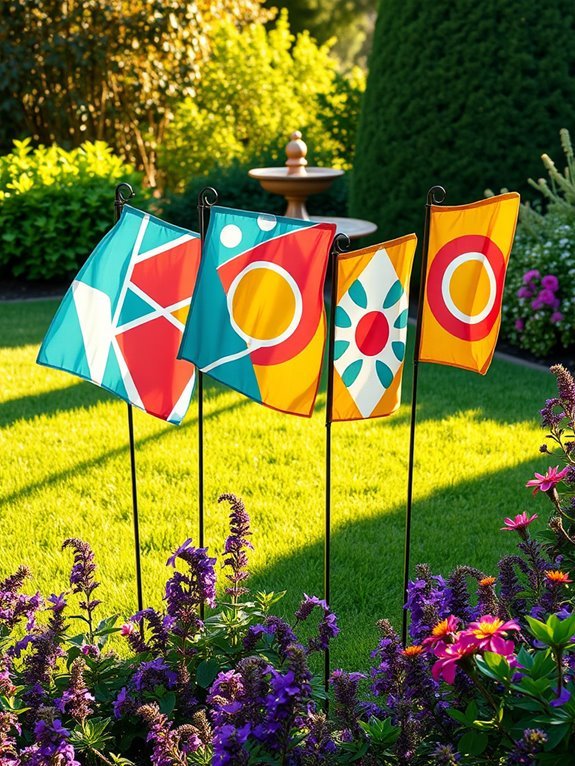 colorful decorative outdoor banners