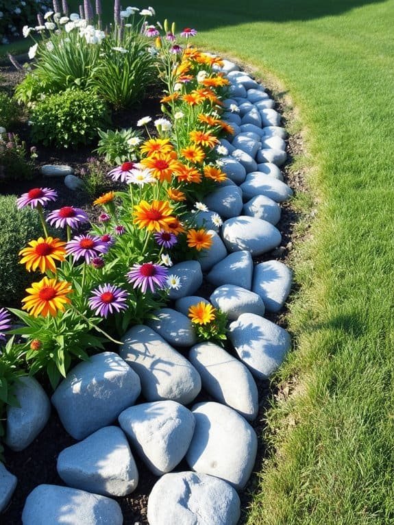 colorful floral arrangement layout