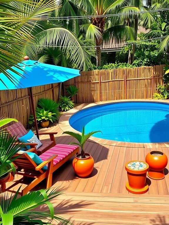 colorful outdoor seating options
