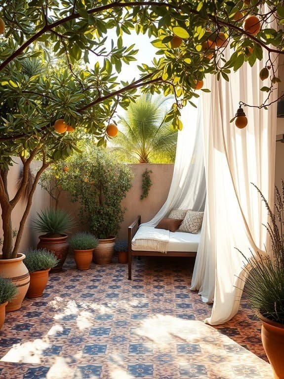 colorful outdoor tile designs