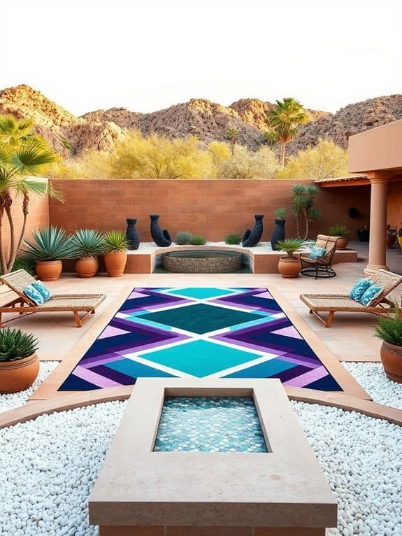 colorful rugs for outdoors
