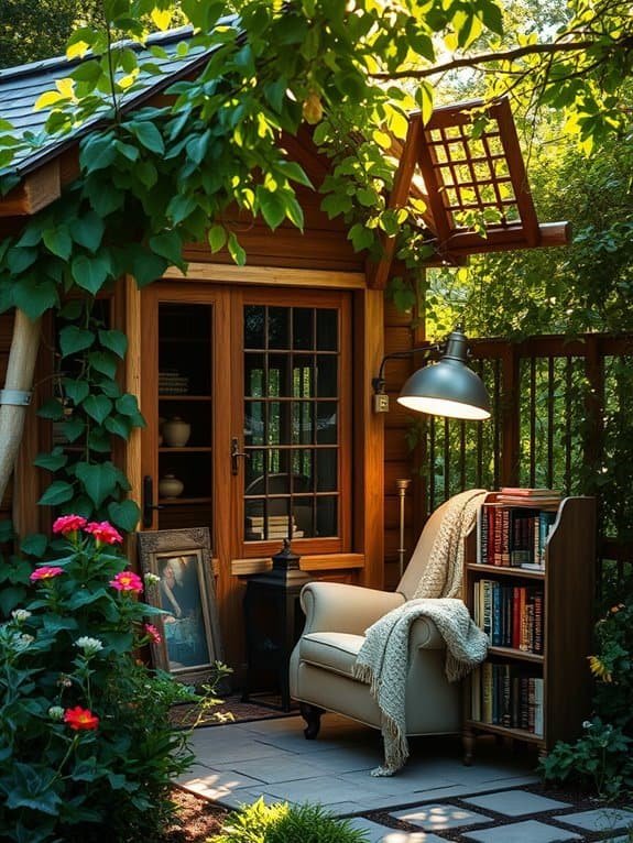 comfortable corner for reading