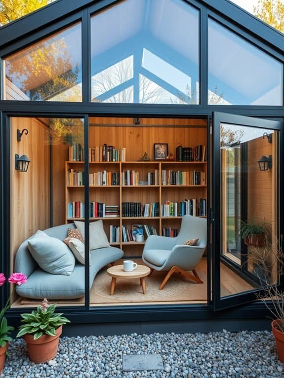 comfortable corner for reading