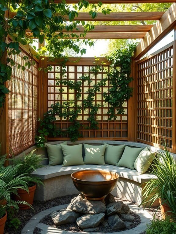 comfortable intimate relaxation spaces