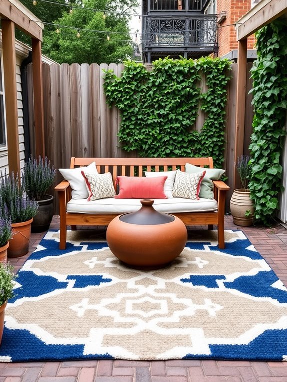 comfortable outdoor rug options