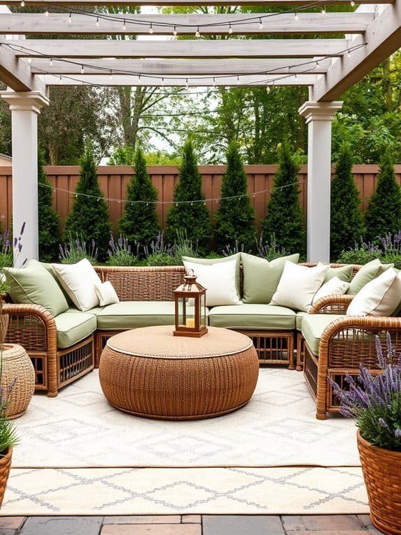 comfortable rugs for outdoors