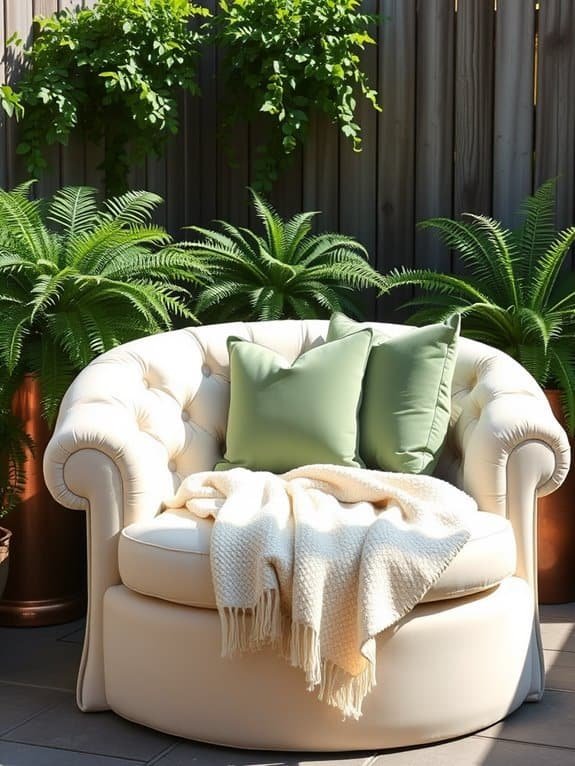 comfortable seating for relaxation