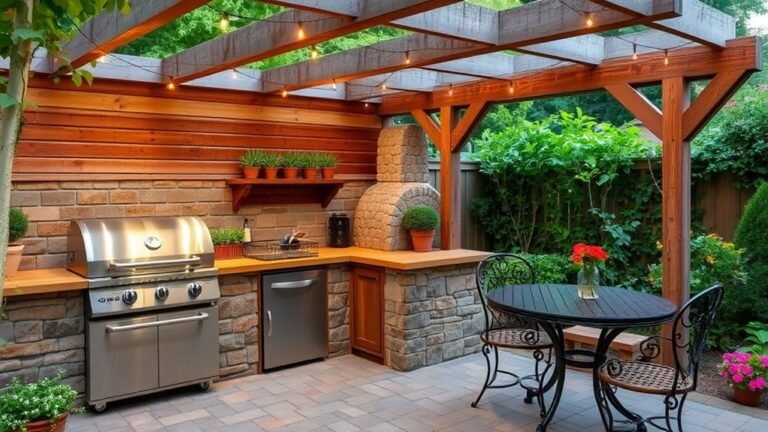 compact outdoor cooking spaces