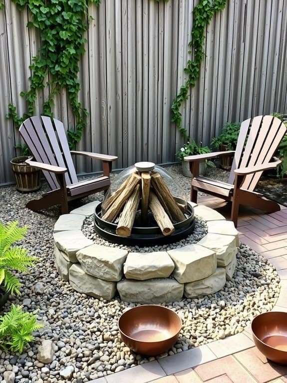 compact outdoor fire solution