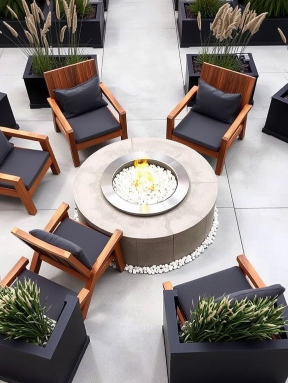 contemporary outdoor heating solutions
