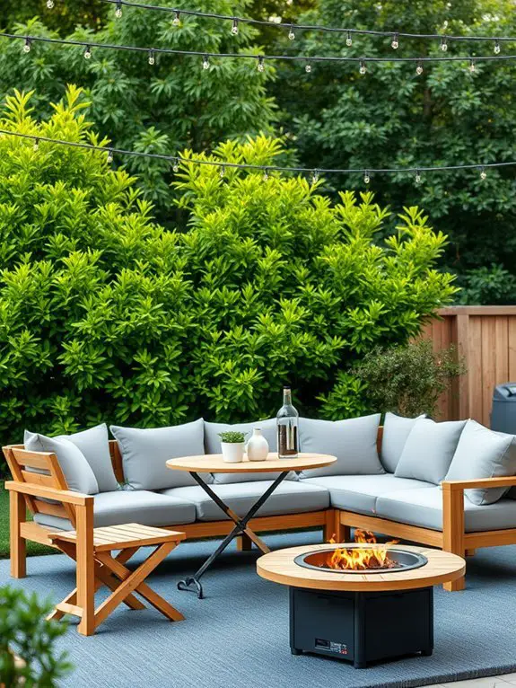 convenient outdoor seating options