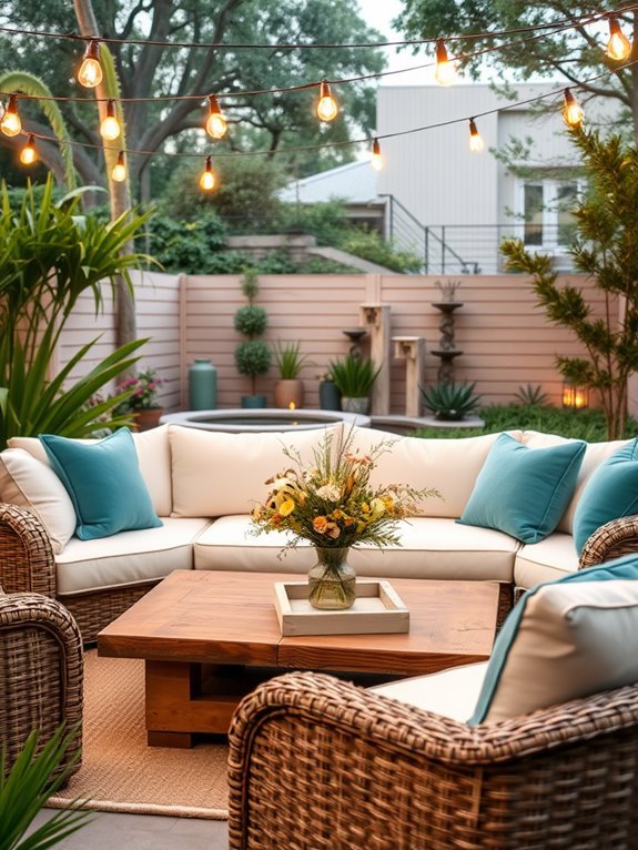 cozy and stylish seating