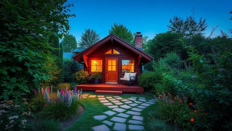 cozy cabin backyard retreats