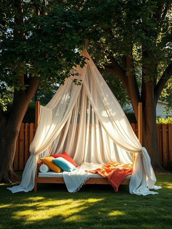 cozy canopy bed fort