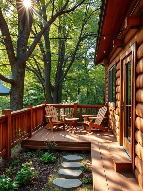 cozy countryside wooden cabin