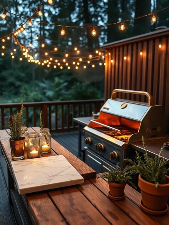 cozy evening barbecue vibes