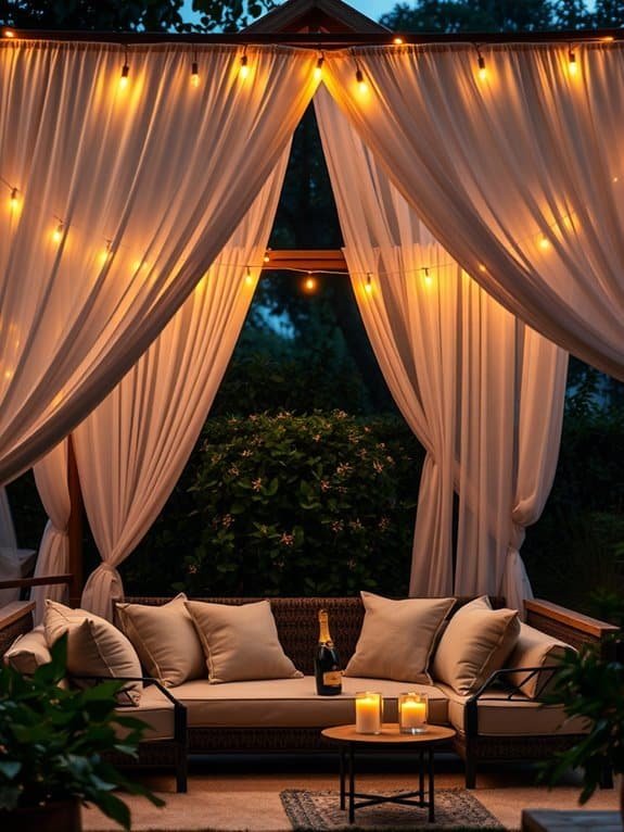 cozy intimate sunset escape