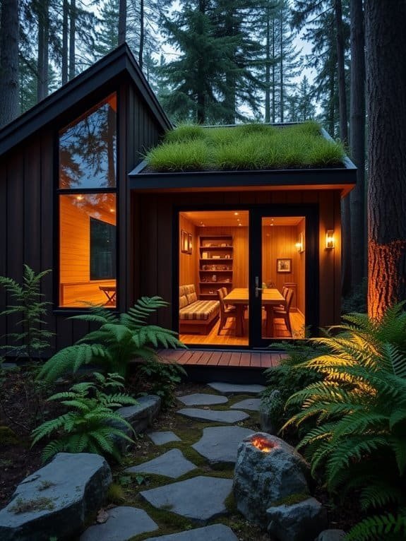 cozy nature escape cabin