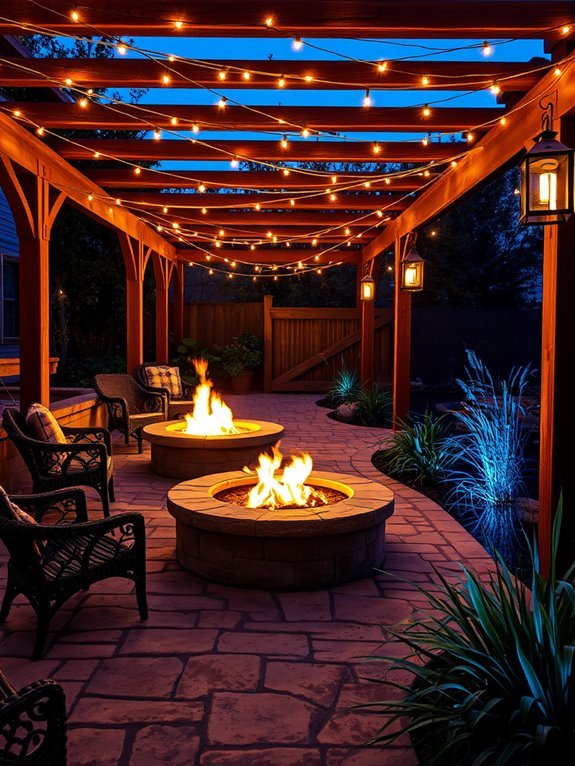 cozy outdoor gathering spaces