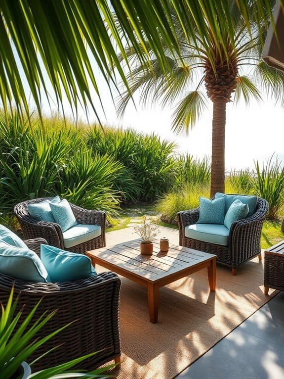 cozy outdoor relaxation spaces