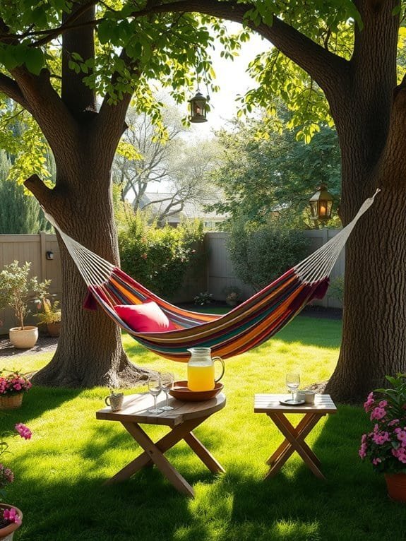 cozy outdoor relaxation spot