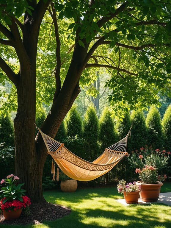 cozy outdoor resting spots