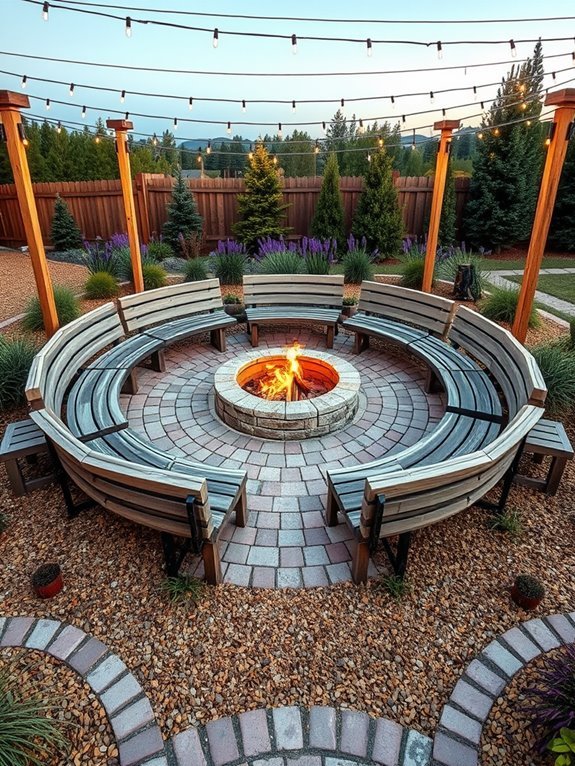 cozy outdoor seating area