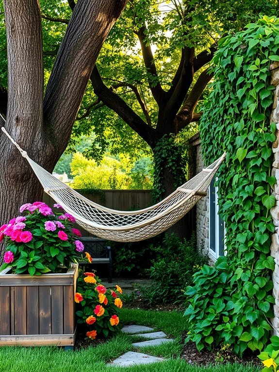 cozy relaxation spaces outdoors