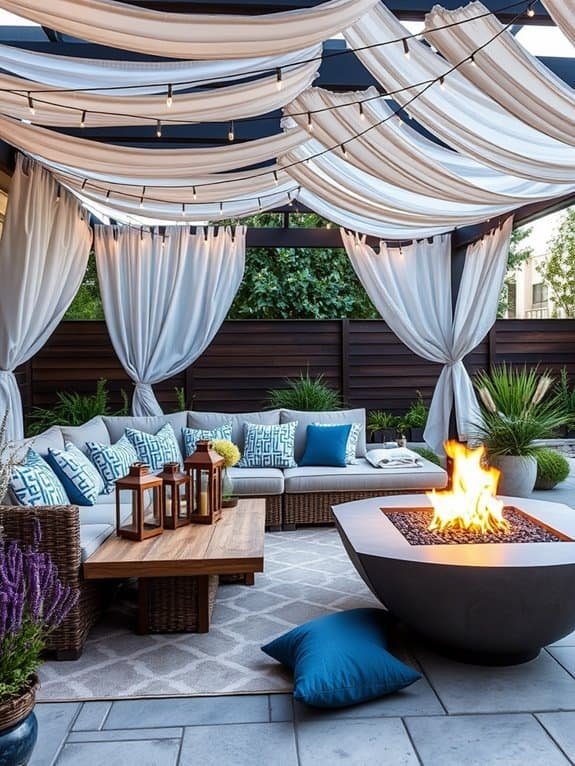 cozy relaxing outdoor space