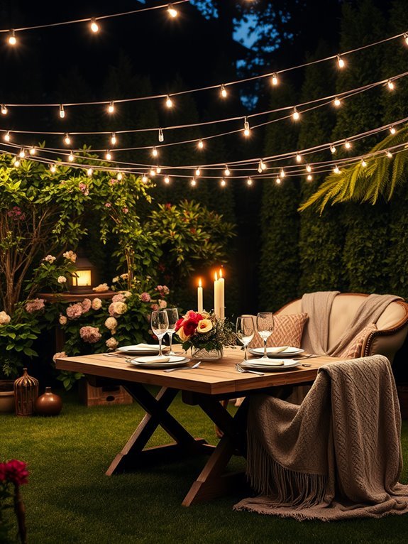 cozy romantic dining space