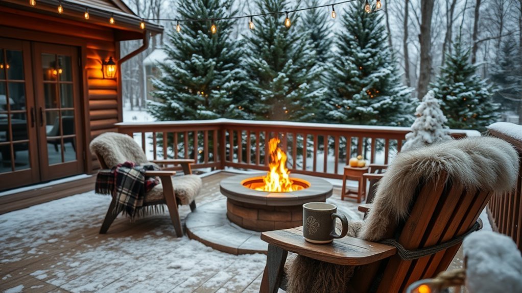 cozy winter backyard inspiration