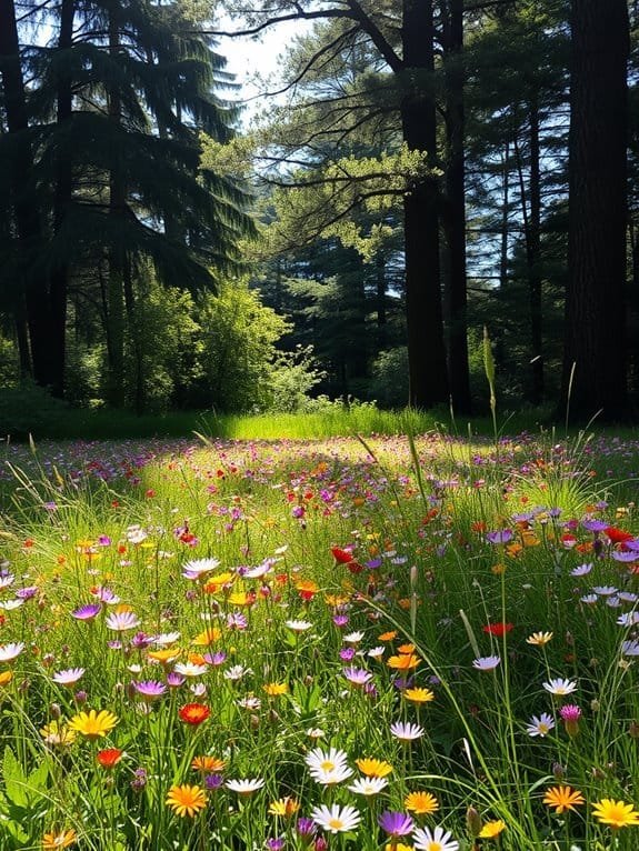 create a blooming meadow