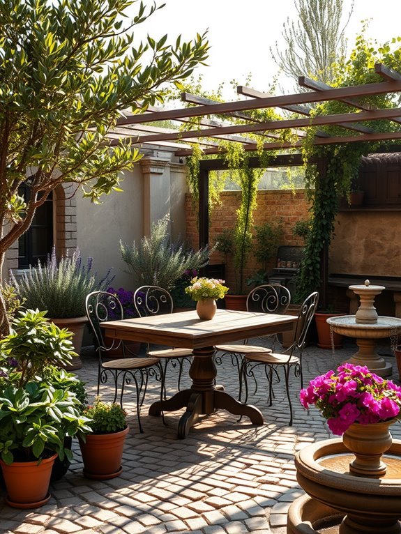 create inviting outdoor space